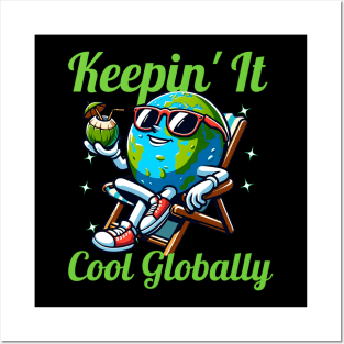 Keepin'it Cool Globally earth day 2024 Posters and Art